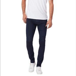 PAIGE Croft Skinny Jeans Dark Blue Wash